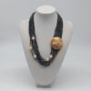 Collana Corta Ematite e Perle