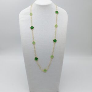 Collana modello Chanel Quarzo Verde